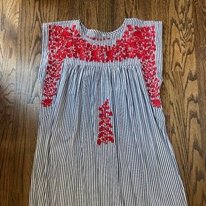 Perfect Embroidered Summer Dress - Perfect for 4th of July!